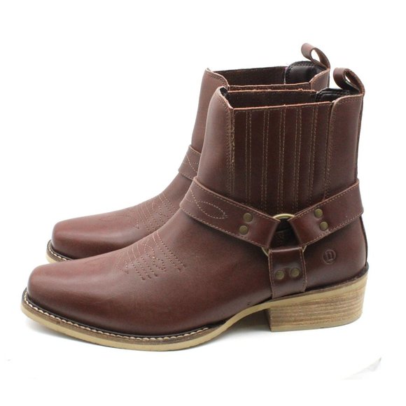 Dingo Men's Black Bart Boots Men's Shoes - Picture 4 of 8